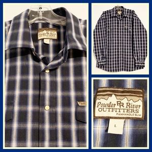 Powder River Outfitters Mens Western Snap Shirt